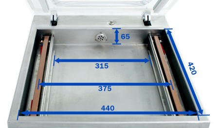 Вакуумный упаковщик DZQ-400/2F Foodatlas Eco